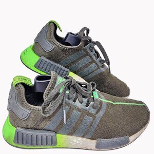 Adidas Star Wars Yoda NMD R1 Sneakers Mens Size 9.5 Green Black Limited Edition